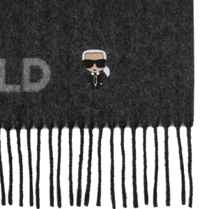 Karl Lagerfeld Wolldecke Mit Kaschmir-Anteil – Schwarz 9