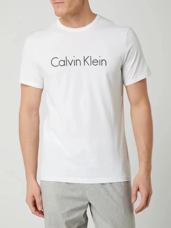 Calvin Klein Underwear T-Shirt Aus Baumwolle Mit Logo-Print – Weiß 5