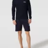 BOSS Sweatshirt Mit Label-Print Modell ‚Contem. Sweatshirt‘ – Marineblau 19