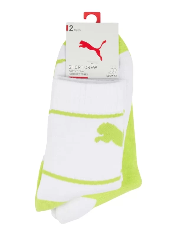 Puma Socken Mit Stretch-Anteil Im 2er-Pack – Neon Gelb 3