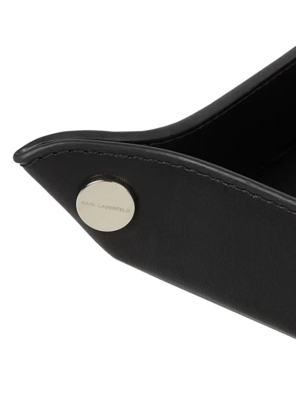 Karl Lagerfeld Schale In Leder-Optik – Schwarz 3