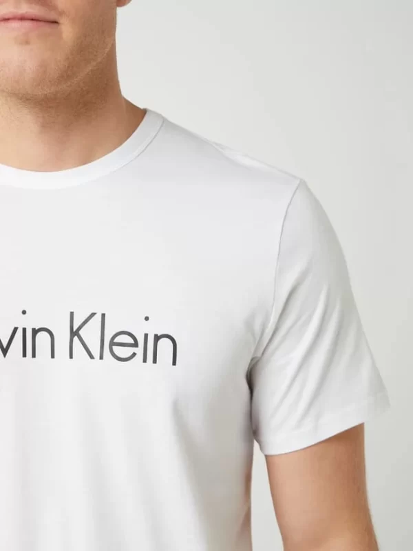 Calvin Klein Underwear T-Shirt Aus Baumwolle Mit Logo-Print – Weiß 4