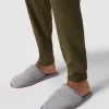 HUGO Slipper Mit Label-Print – Hellgrau 11