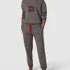 HUGO Sweatshirt Mit Label-Stitching Modell ‚Monologo‘ – Mittelgrau 19