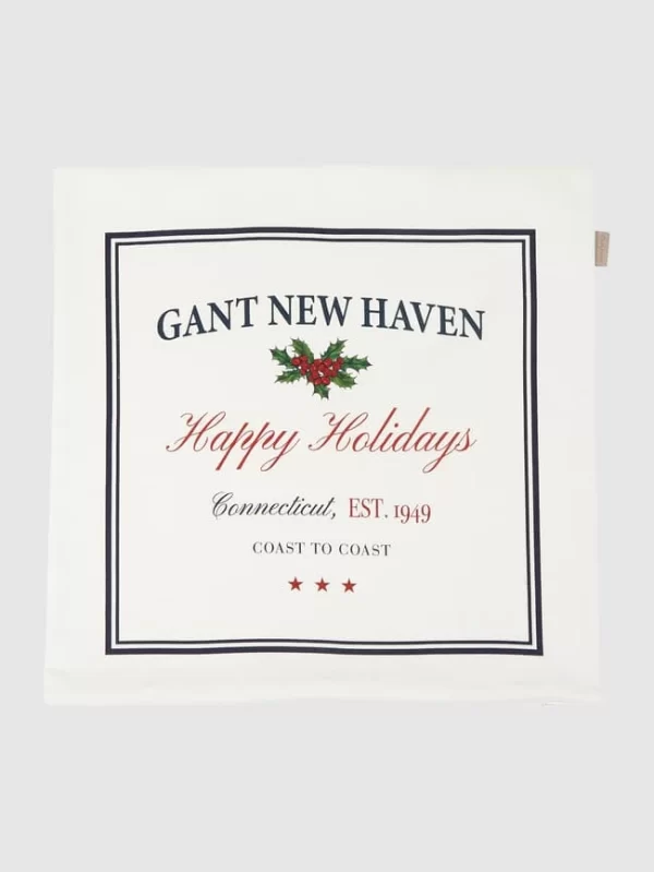 Gant Kissenhülle Mit Leinen-Anteil – Offwhite 1