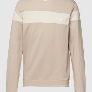 BOSS Sweatshirt Mit Logo-Stitching Modell ‚Tracksuit Sweatshirt‘ – Beige 9