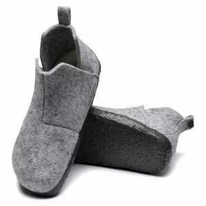Birkenstock Andermatt Shearling Pantoffeln Senior Hellgrau 13