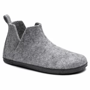 Birkenstock Andermatt Shearling Pantoffeln Senior Hellgrau 19