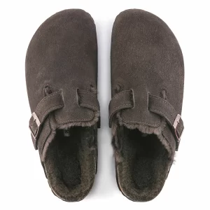 Birkenstock Boston Shearling Pantoffeln Braun 15