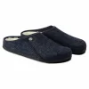 Birkenstock Zermatt Shearling Pantoffeln Dunkelblau 20