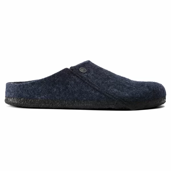 Birkenstock Zermatt Shearling Pantoffeln Dunkelblau 6