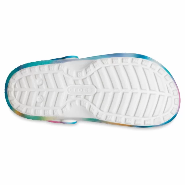 Crocs Classic Lined Solarized Clogs Für Erwachsene Blauw – Roze – Wit 6