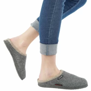 Giesswein Dannheim Pantoffeln Senior Grau – Beige 11