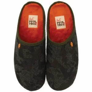 Hot Potatoes Forchach Pantoffeln Herren Dunkelgrün 12