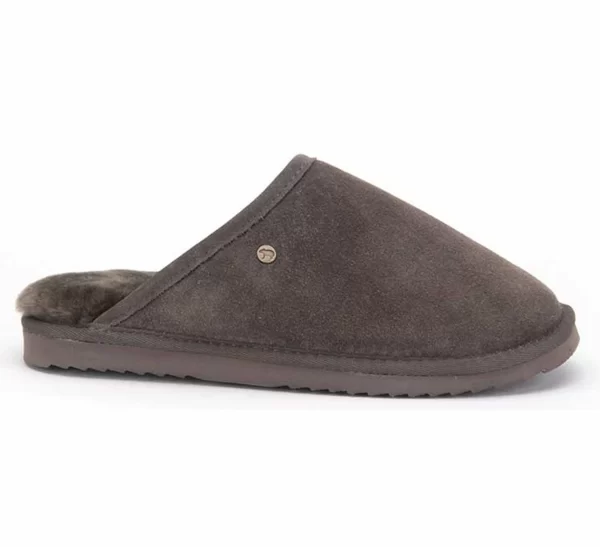 Warmbat Classic Pantoffeln Herren Dunkelbraun 1