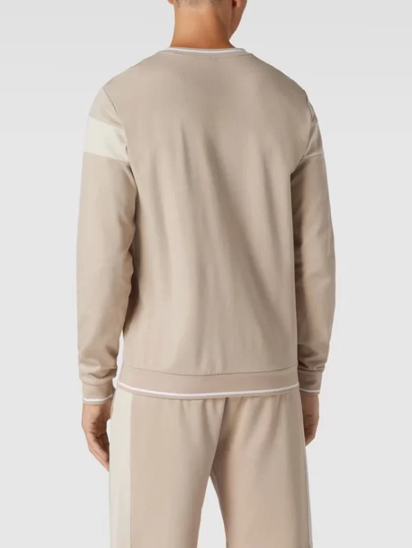 BOSS Sweatshirt Mit Logo-Stitching Modell ‚Tracksuit Sweatshirt‘ – Beige 6