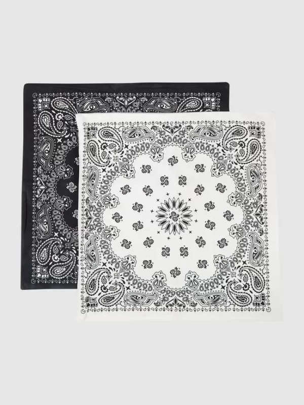 URBAN CLASSICS Kissen Im 2er-Pack Mit Paisley-Muster – Schwarz 1