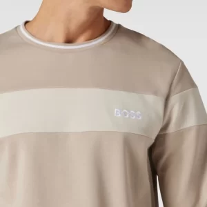 BOSS Sweatshirt Mit Logo-Stitching Modell ‚Tracksuit Sweatshirt‘ – Beige 11