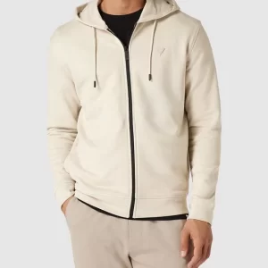 Guess Sweatjacke Mit Label-Patch – Beige 13