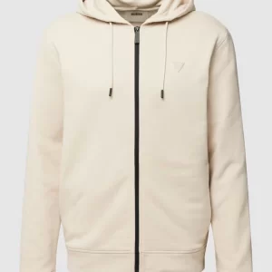 Guess Sweatjacke Mit Label-Patch – Beige 9