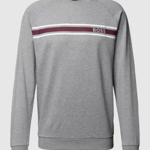 BOSS Sweatshirt Mit Logo-Print Modell ‚Authentic Sweatshirt‘ – Hellgrau 9