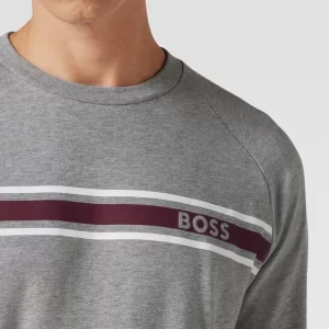 BOSS Sweatshirt Mit Logo-Print Modell ‚Authentic Sweatshirt‘ – Hellgrau 11