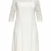 Sheego Spitzenkleid Offwhite 16