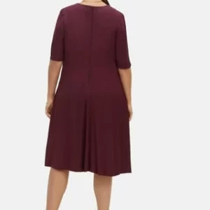 Sheego Cocktailkleid Aubergine 10