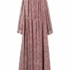Sheego Chiffonkleid Rosé Gemustert 16