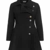 Sheego By JoeBrowns Kurzmantel Schwarz 19