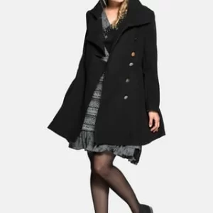 Sheego By JoeBrowns Kurzmantel Schwarz 8