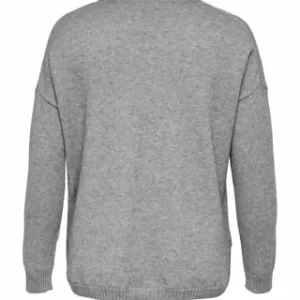 ONLY CARMAKOMA Pullover, V-Ausschnitt, Für Damen 179075 MEDIUM GRE 16