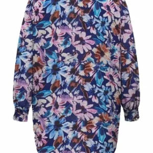 ONLY CARMAKOMA Langarmbluse, Schlüsselloch-Ausschnitt, Floral, Für Damen 218650001 PATRIOT 6