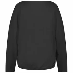 SAMOON Langarmshirt, Split-Neck, Für Damen 01102 BLACK GEMUST 6