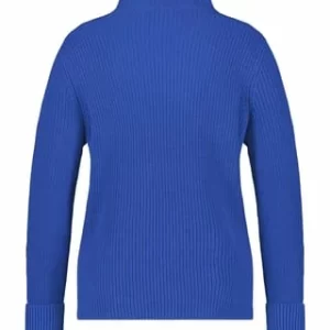 SAMOON Pullover, Stehbund, Für Damen 08660 BRIGTH BLUE 6