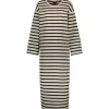 Nanso Damen Langarm-Nachthemd, Länge 130cm Maininki Off White 11