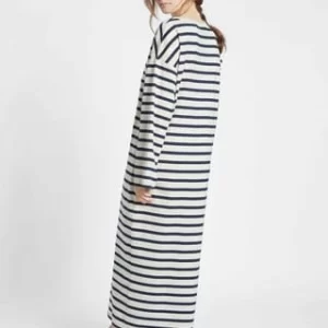 Nanso Damen Langarm-Nachthemd, Länge 130cm Maininki Off White 9