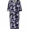 Nanso Damen Kaftan, Länge 120cm Kellotarha Blue Toned 13