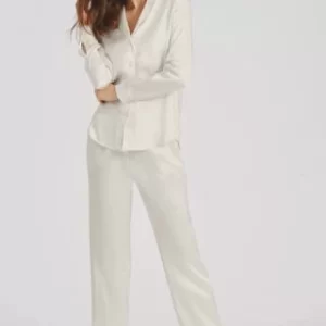Aubade Seidenhose, Uni, Für Damen Perlmutt 8