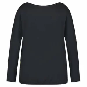 SAMOON Shirt, Langarm, Print, Für Damen 08102 NAVY GEMUSTE 6