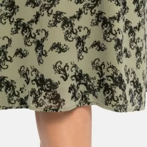 Sheego Chiffonrock Hellkhaki 13