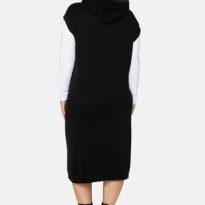 Sheego Strickkleid Schwarz 10